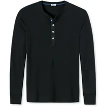Schiesser Revival Longsleeve Schwarz 2XL