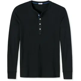 Schiesser Revival Longsleeve Schwarz 2XL
