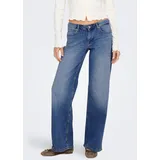 Only Judy Jeans Straight Leg in Mittelblau-S