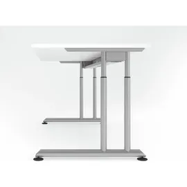 hjh OFFICE PRO Schreibtisch Z-Serie Buche / Graphit