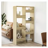 vidaXL Raumteiler Sonoma-Eiche 100x33x175 cm Holzwerkstoff