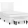 vidaXL Boxspringbett 120 x 200 cm Weiß