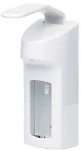 ECOLAB Dermados LF Wandspender, manuell, für 800 ml - Spenderflaschen, Material: Kunststoff, Material: Kunststoff