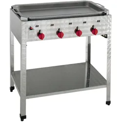 Neumärker® Gas-Kombi-Standbräter 4 | Grill + Bräter | Inkl. Pfanne und Grillrost