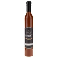 Out of the Blue ootb Whiskyflasche-Regenschirm - Schwarz, Klassisch mit einzigartigem Whiskyflasche-Design, 96 cm, Outdoor - M