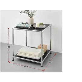 Floordirekt Metallregal Concept Epure MK-012 40 x 40 x 46 cm Schwarz