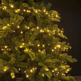 MARELIDA LED Baummantel Lichterkette 1-2 GLOW 6 Stränge 540LED H: 1,8m Timer für Außen