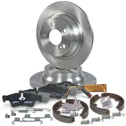 Bestprice Bremscheiben + Beläge + Bremsbacken + Zubehör Hinten für Mercedes-Benz