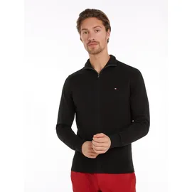 Tommy Hilfiger Cardigan »PIMA ORG CTN CASHMERE ZIP THRU«, schwarz