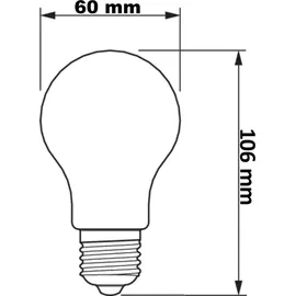 Philips LED-Birne 60 W E27 warmweiß 6 St.