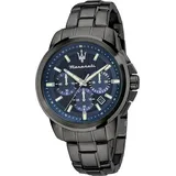 Maserati Edelstahl Armband-Uhr Chronograph SUCCESSO Herren grau D2UMAR8873621005 - Grau