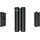 Ajax Alarmsystem DoorProtect Plus - Öffnungsmelder (Farbe: Schwarz)