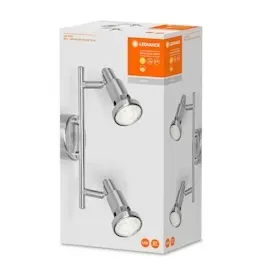 LEDVANCE LED-Spot 2-flammig Silber 17 cm