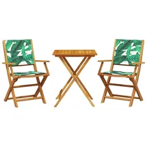 vidaXL Bistro-Set 3-tlg. Grün