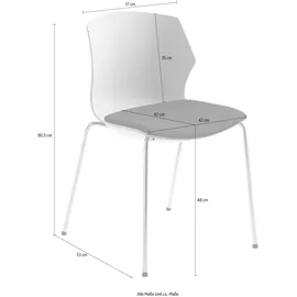 Mayer Sitzmöbel Mayer myPRIMO", graublau/schwarz (2511_01_03_26397)