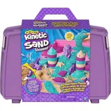 Famanu Sandkasten-Spielset mit 907 g glitzerndem Spielsand in 3 Farben und 6 Formen