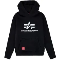 Alpha Industries Basic Kapuzenpullover Black 10 Jahre
