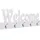 vidaXL Wandgarderobe WELCOME Weiß 74 x 29,5 cm