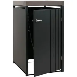 Proregal Mülltonnenverkleidung 125 x 68 x 84 cm anthrazit