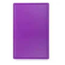HENDI Schneidebrett-Set Kunststoff 1 530 x 325 mm Violett