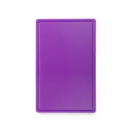 HENDI Schneidebrett-Set Kunststoff 1 530 x 325 mm Violett