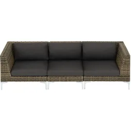 Tectake tectake® Modulares Rattanset Villanova Ecke links