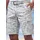 John Devin Cargoshorts JOHN DEVIN "- Bermuda mit Cargotaschen und sommerlichem Palmen Druck", Herren, Gr.