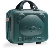Balakaka Kosmetikkoffer Hartschale 10L mit Griff, Kosmetikkoffer mit Code Wasserdicht und Verschleißfest, Kleine Tragbare Beauty Case Kosmetikkoffer Reise für Damen Mädchen, dunkelgrün