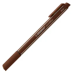 STABILO Filzschreiber pointMax braun, 0,8mm Strichstärke, Nylonspitze, Kappe