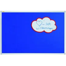 Franken Pinnwand 180 x 90 cm blau