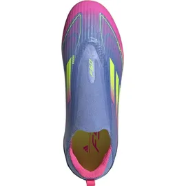 adidas F50 League Laceless FG/MG Blue Fusion / Lucid Lemon / Lucid Pink 28