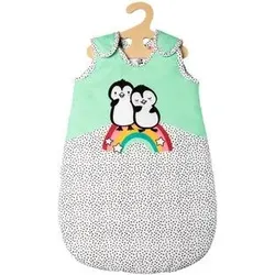 HELESS 1194 Puppen-Schlafsack Pinguin Pünktchen, Grösse 28-35 cm