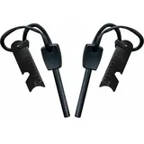 Ulisem Survival-feuerstarter, Feuerstarter Mit Schaber, Wasserdicht, 10.000 Funken Bei 3.000 Grad, 8 Mm Stab, Magnesium-feuerstahl - Feuerstarter, Halsband, Multifunktionsschaber (2 Stück)