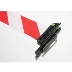 Wandclip Kunststoff, schwarz für Aufsatz 9m