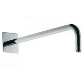 HSK Wandarm gebogen mit Rosette Softcube Chrom