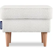 Konsimo Sitzhocker Stralis 41 x 43 x 56 cm Weiß