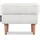 Konsimo Sitzhocker Stralis 41 x 43 x 56 cm Weiß