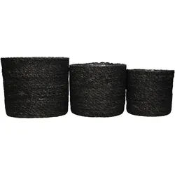 Pflanzgefäß BLACK - schwarz