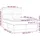 vidaXL Boxspringbett mit Matratze Dunkelgrau 140x200 cm Stoff