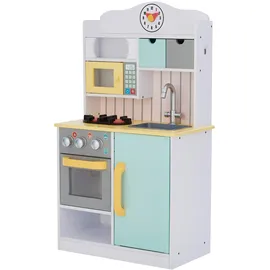 Teamson Kids Florence Kinderküche Spielküche Holz Mit 5 Zubehörteile Für Jungen Und Mädchen VEN-TD-11708AR