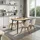 home collective Esstisch ausziehbar 120-160 x 75 x 80 cm Eiche hell