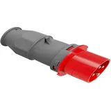 CLAVIJA CETAC 3 P+T ROJA 16A RETRACTILADO SOLERA