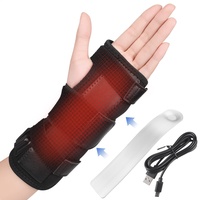 Heizung Handgelenkbandage Karpaltunnelsyndrom Schiene, Neopren Handgelenkschiene, 3 Heizstufen, Handgelenk Bandagen für Schmerzlinderung und Unterstützung für linke und rechte Hand