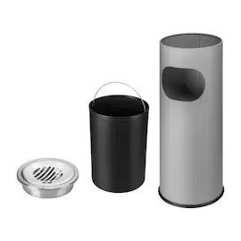 Helit Standascher „the shark“ 13+1,5L, mittelgrau