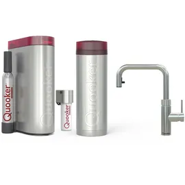 quooker deutschland gmbh Quooker Flex Square, PRO3 & CUBE, Voll-Edelstahl, FXSSST PRO3 CUBE2, **inkl. CUBE Filter Starter Set** inkl. 7 JAHRE GARANTIE