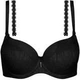LISCA Schalen-BH "Schalen BH Gracia", Damen, Gr. 80, Cup G, schwarz, Stoff, Obermaterial: 81% Polyamid PA. 16% Elasthan EL. 3% Polyester PES., BHs Schalen-BH