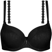 LISCA Schalen-BH "Schalen BH Gracia", Damen, Gr. 80, Cup G, schwarz, Stoff, Obermaterial: 81% Polyamid PA. 16% Elasthan EL. 3% Polyester PES., BHs Schalen-BH