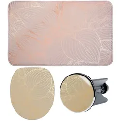 3-teiliges Badezimmer Set Hosta