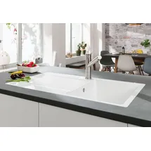 Villeroy & Boch Siluet 50 flat snow white + Handbetätigung