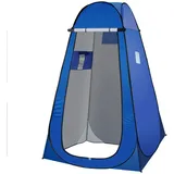 BTTO Faltzelt Duschzelt,Höhe 1.9 m Pop Up Instant-Zelt mit Tragetasche,Regenschutz, (1 tlg), Sichtschutz-Zelt für Camping Strand Wandern Outdoor blau